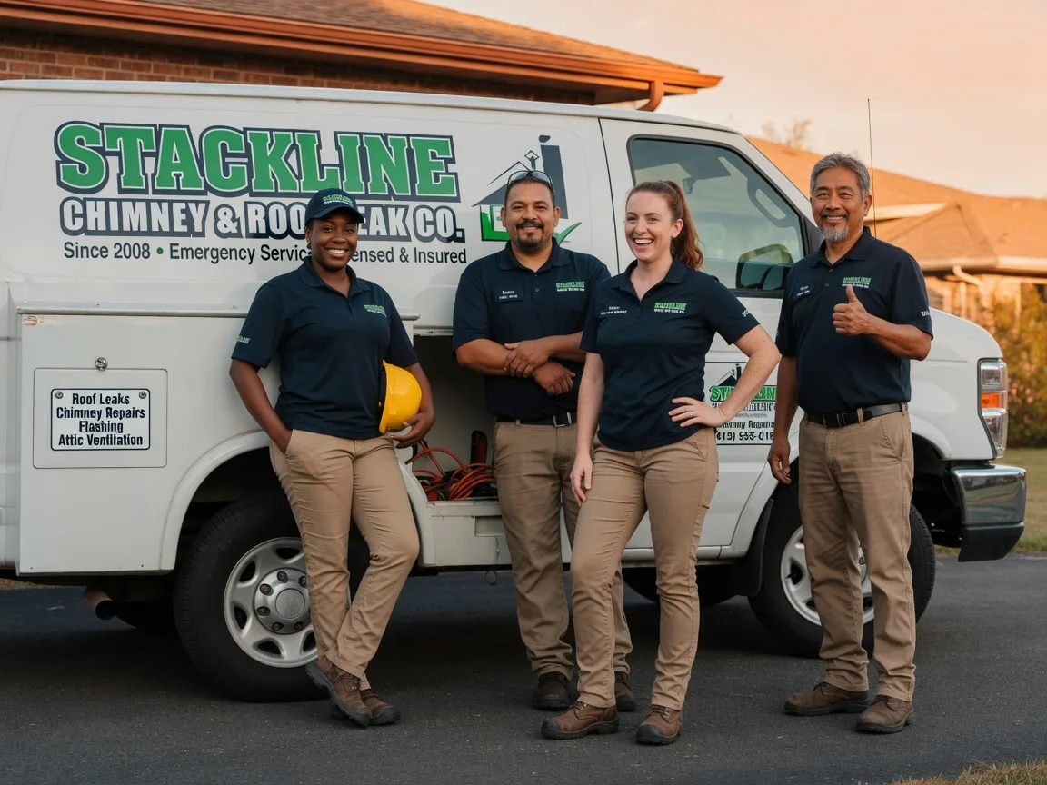 Chimney flashing repair company in Brussels, WI